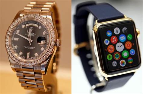 rolex vs apple watch.